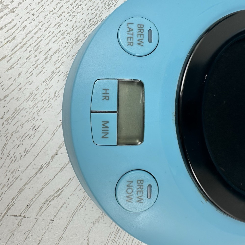 Mr Coffee 5 Cup Programmable Coffee Maker Rare Arctic Blue 201852 BVMC-PC05AB2