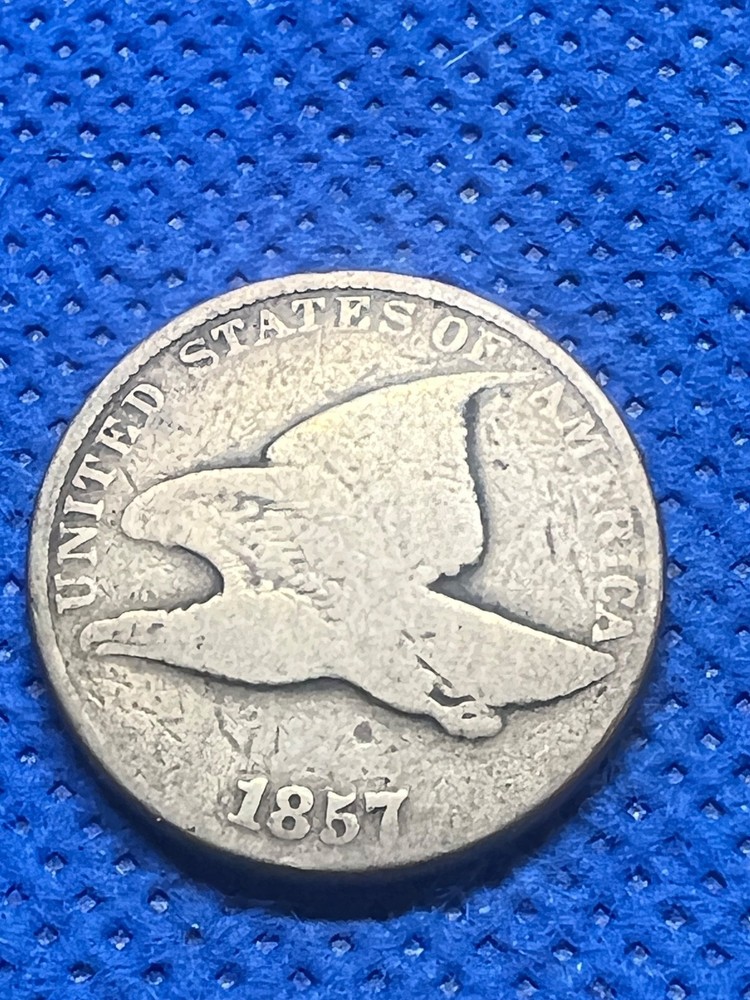 US 1857 Flying Eagle Cent  Beautiful #206