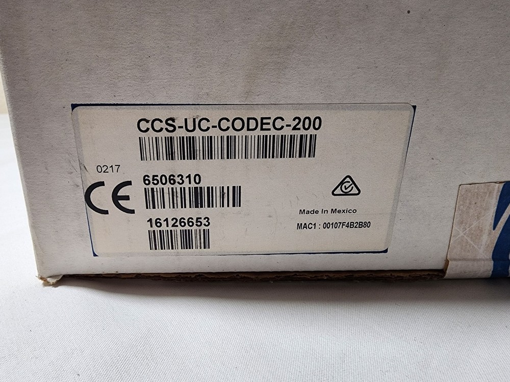 Crestron HD Collaboration System CCS-UC-CODEC-200 New IN OPEN BOX