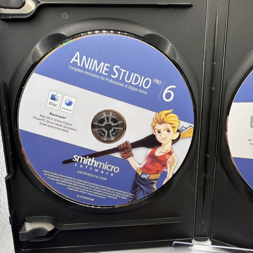 Smith Micro Anime Studio Pro 6 for PC, Mac - Used