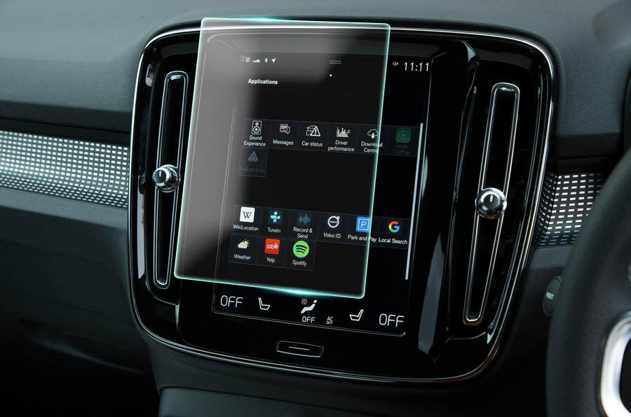 Crystal Clear Screen Protector for 2020 Volvo XC40 Vehicle Navigation