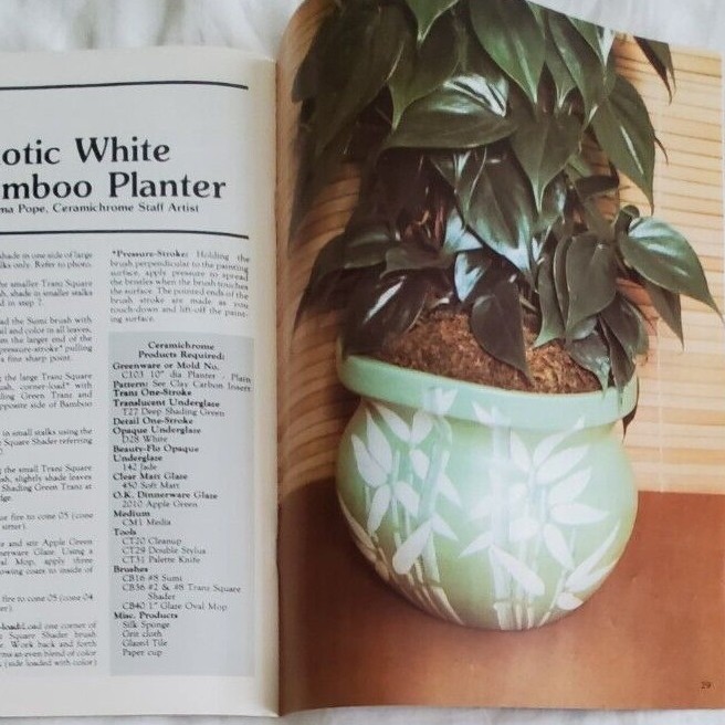 The Ceramic Painter Magazine 10 Spring Decorating Projects Easter Bunnies ©1981