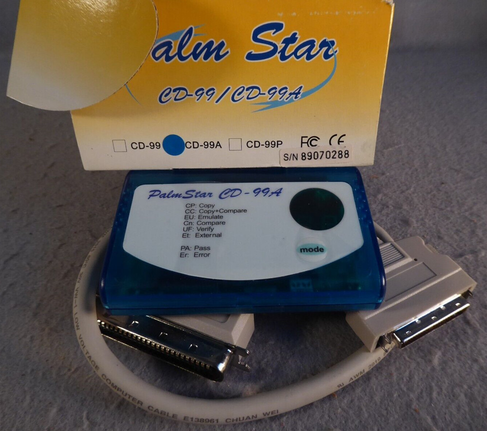 Palm Star CD-99A Duplicator Controller Blue Wytron Technology Co Copy CD SCSI