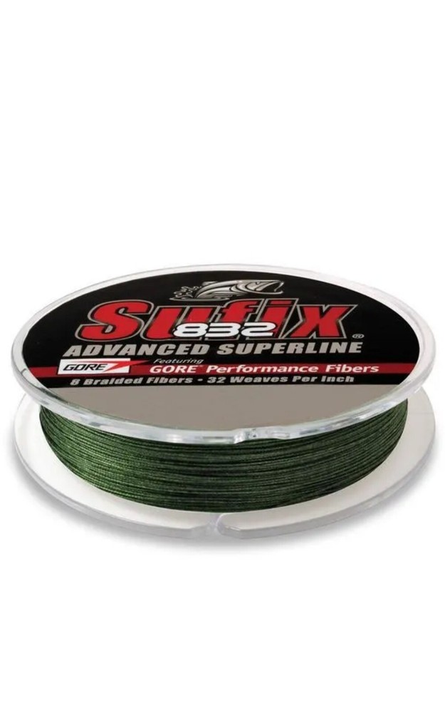 Sufix 832 Advanced Superline Braid  Lo-Vis Green 150 Yards 20 lb. Test