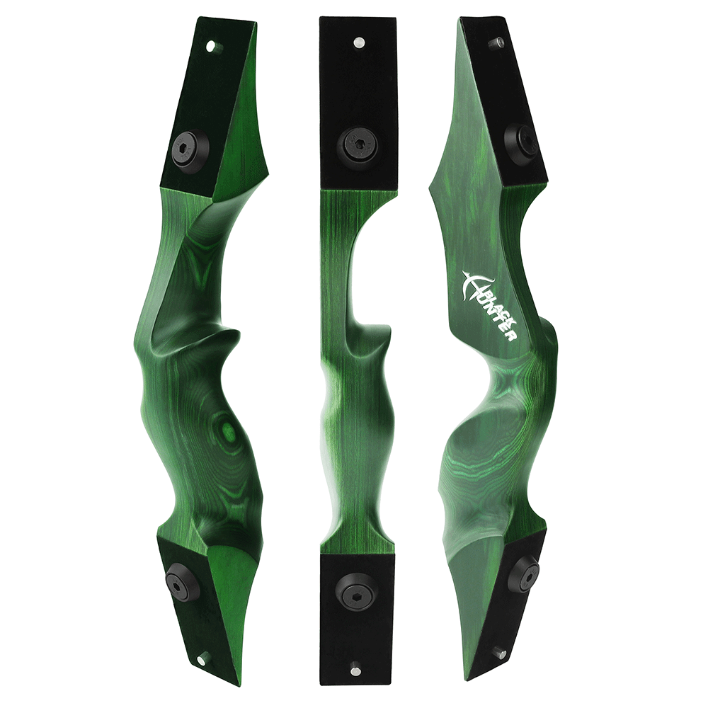 60'' Takedown Longbow Archery Wooden Riser 20-60lbs Target Shooting Black Hunter