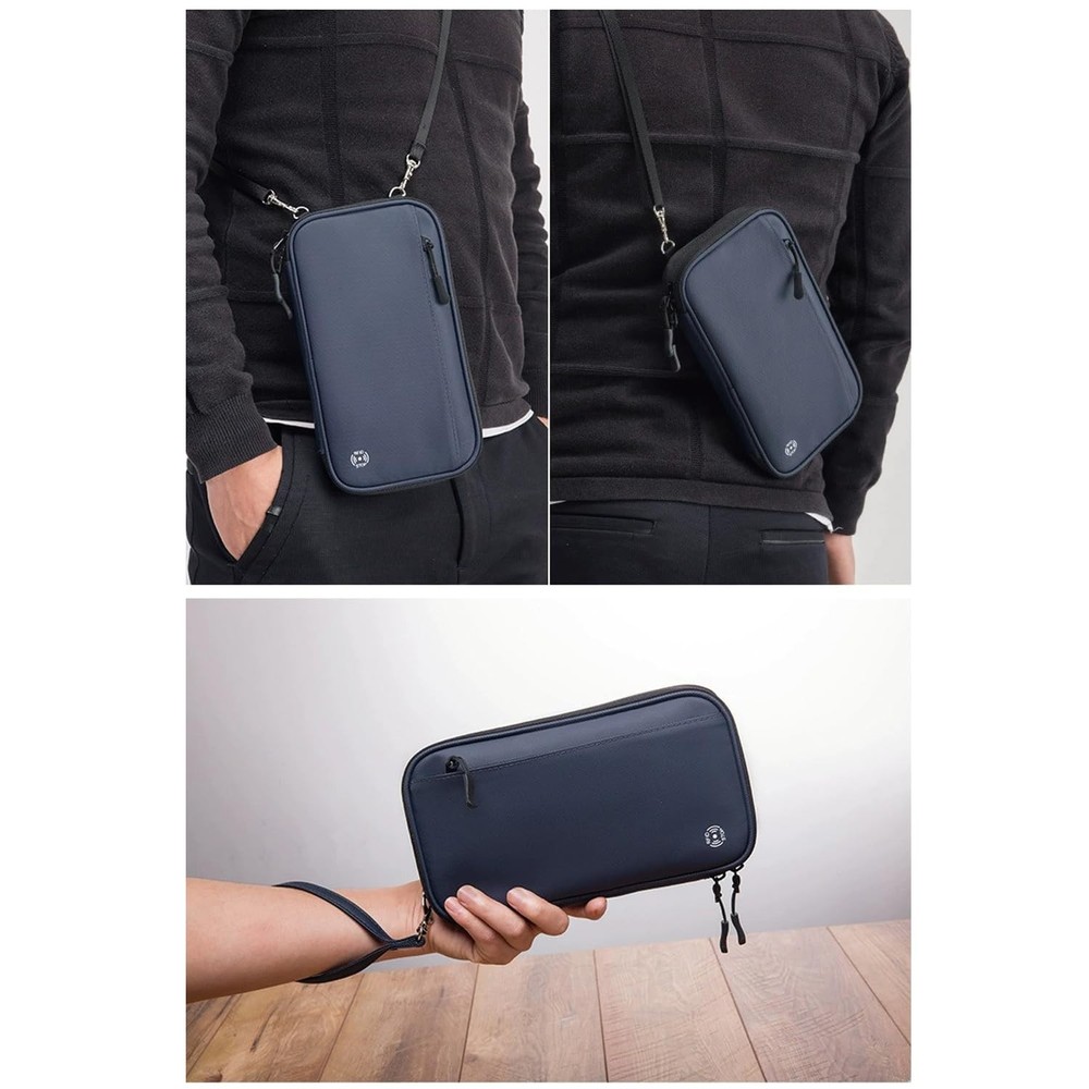 RFID Blocking Family Passport Holder, Multi-functional Travel Document Organizer