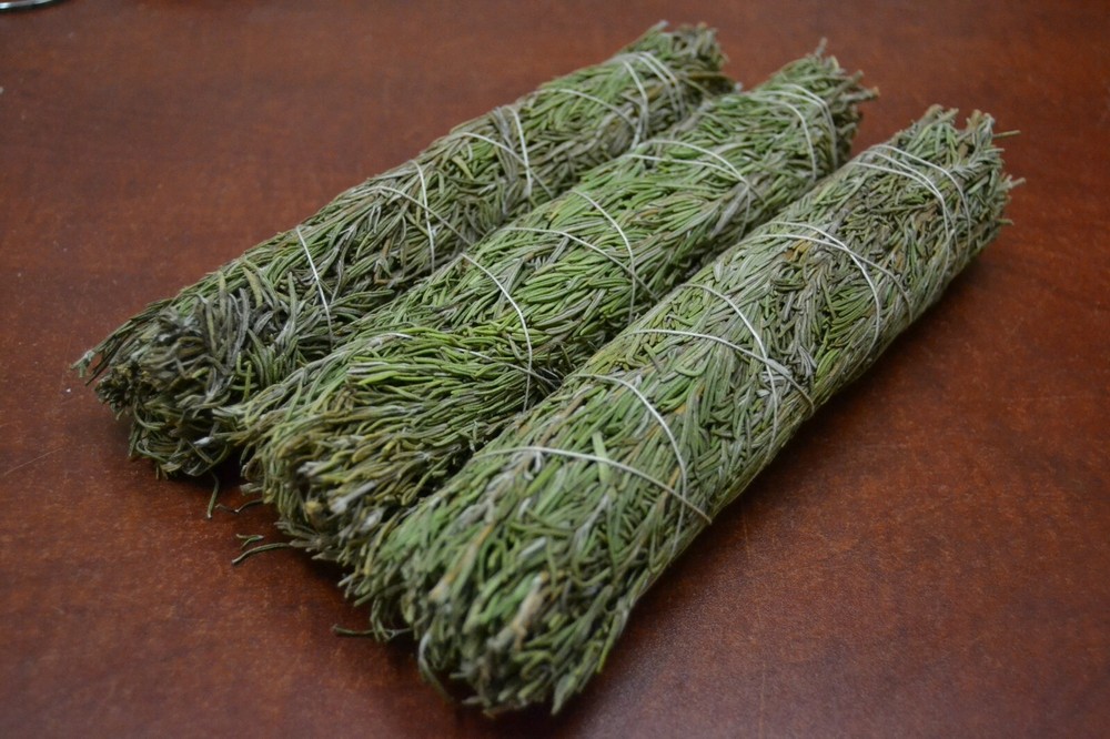3 PCS CALIFORNIA CEDAR SAGE BUNDLE SMUDGE INCENSE 8" - 9"