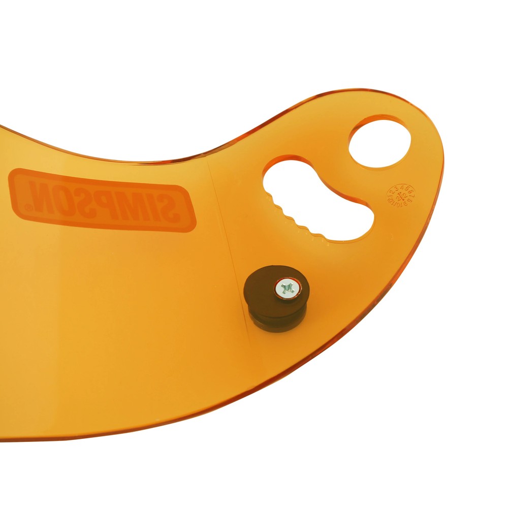 Simpson Racing 84304A Devil Ray Helmet Shield Amber