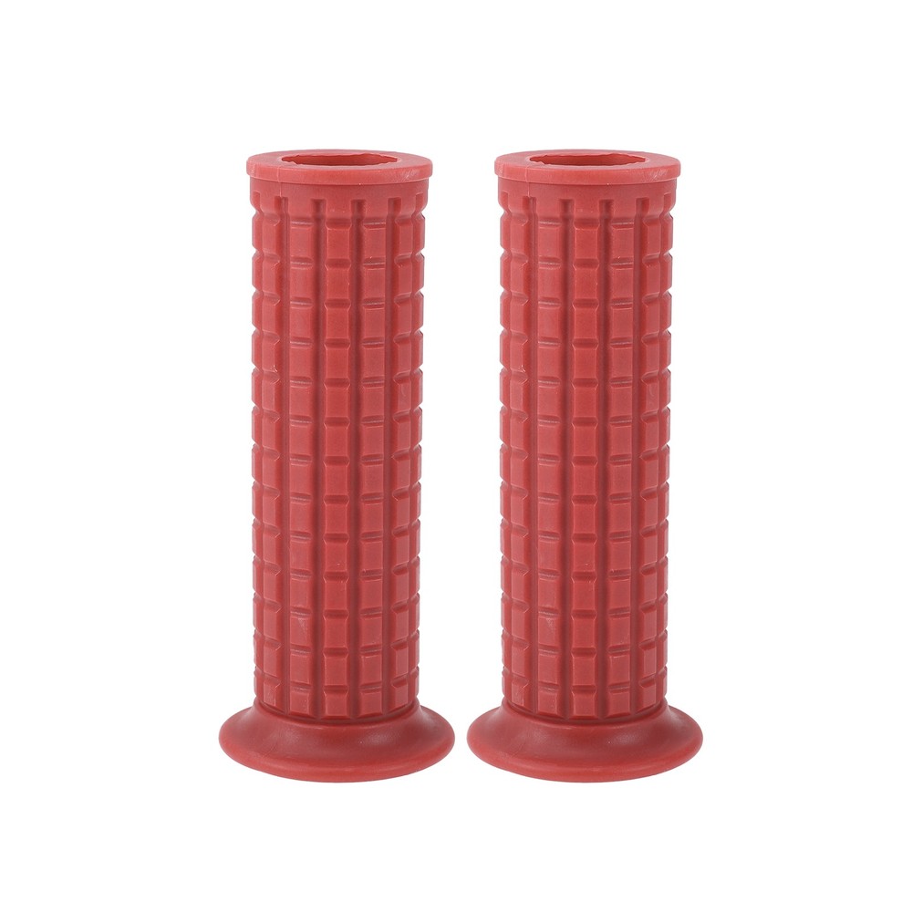 Motorcycle Knobs 1" 25mm Throttle Handlebar Cover TPU Dark Red