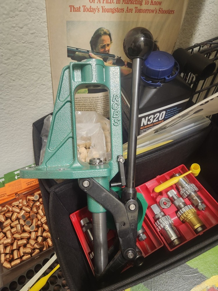 RCBS Single Stage Reloading Press with Heavy-Duty Handle