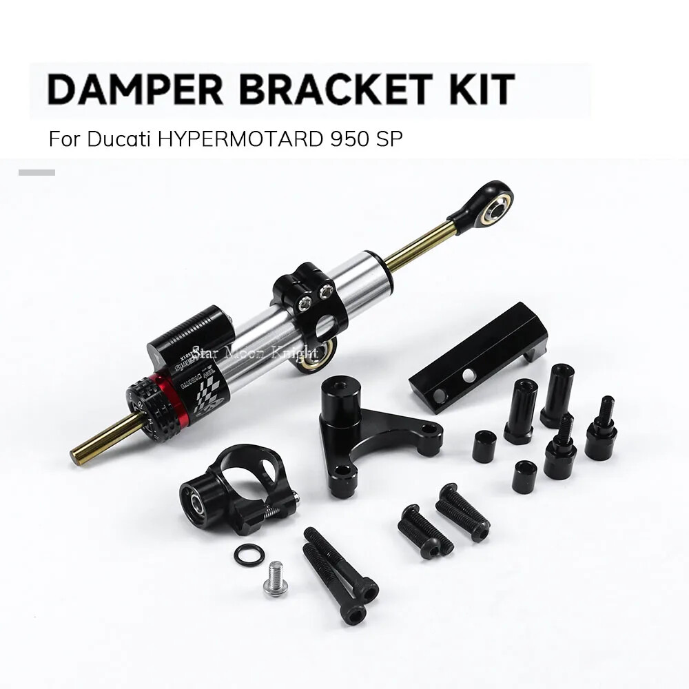 Steering Stabilizer Damper Mounting Bracket Kit For Ducati Hypermotard 950 SP
