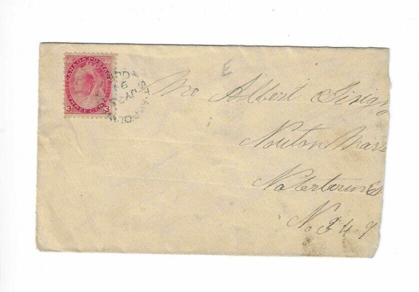 CANADA Cover sent from Quebec to U.S.