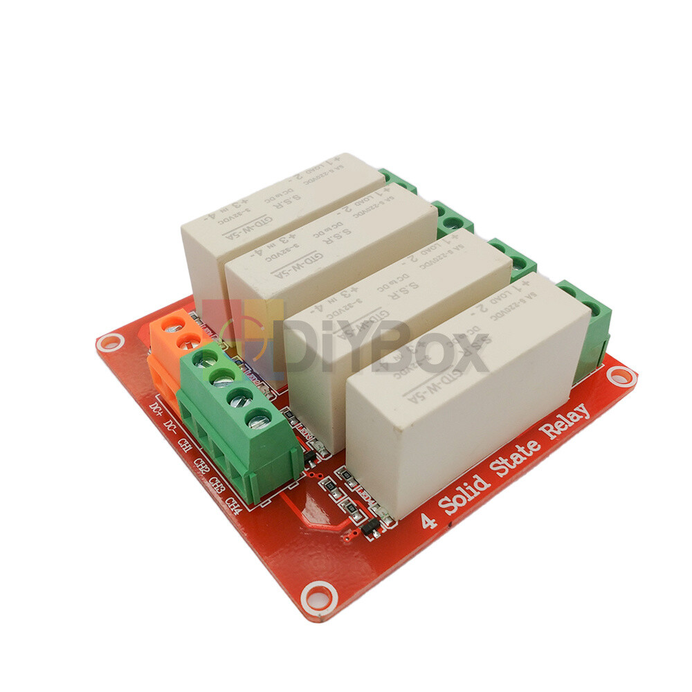 5A 2/4/8 Channel High Level Trigger DC-DC Solid State Relay Module