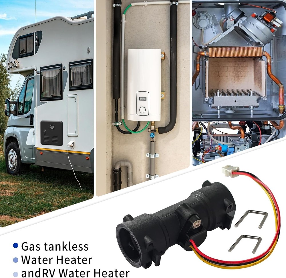 Water Heater Water Flow Sensor for CAMPLUX Ranein Recpro Girard FOGATTI Furrion