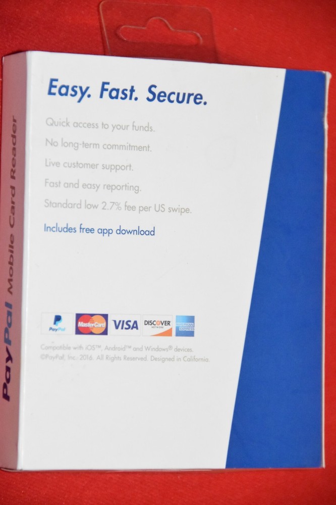 PayPal Mobile Card Reader BRAND NEW Compatible w/ iPhone Android Windows Devices
