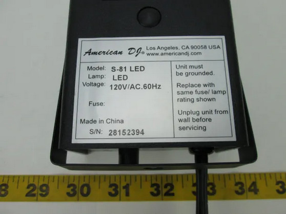 New American DJ Mini LED Strobe Light S-81 LED Variable Speed