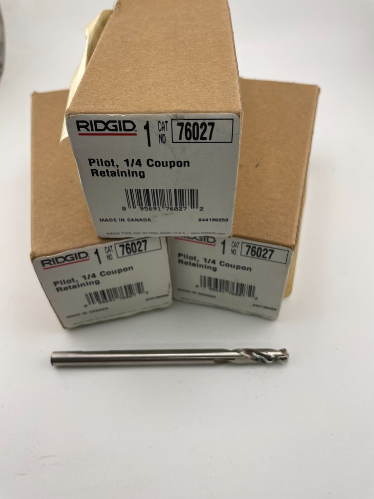 RIDGID 76027 Coup. Retaining Pilot 1/4" for RIDGID RT-3422 Tapping Tool