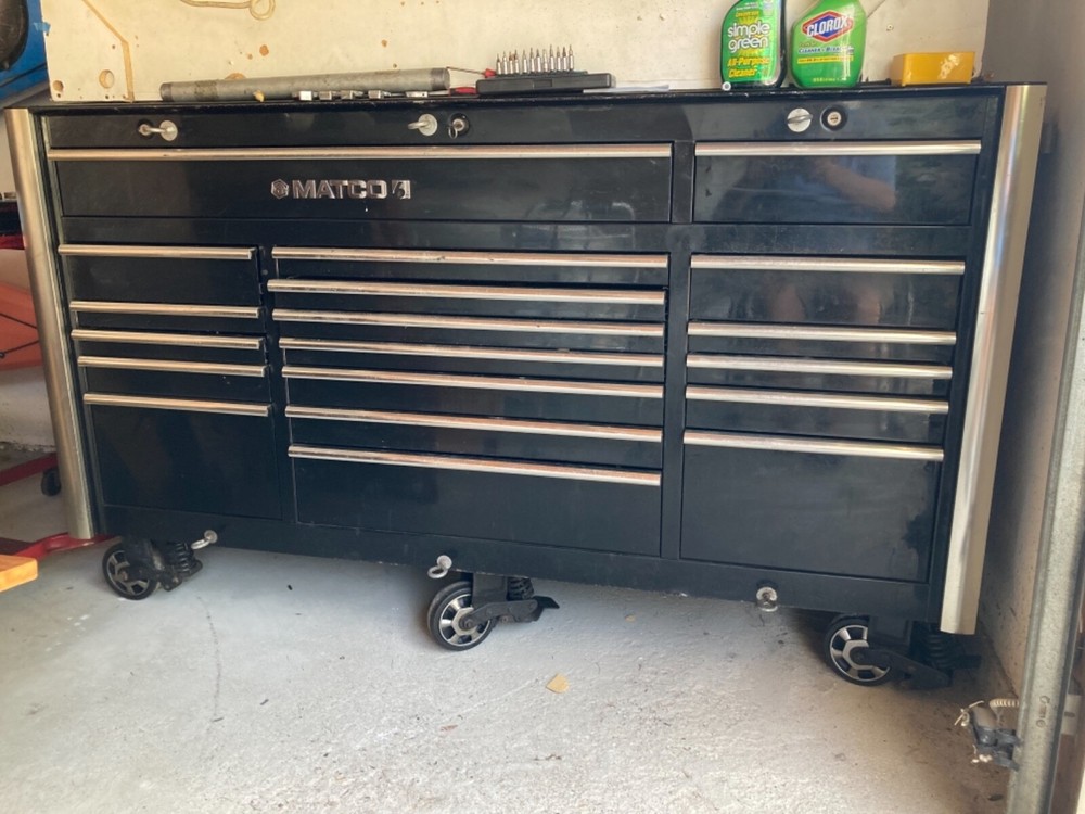 Matco M6 toolbox and tools