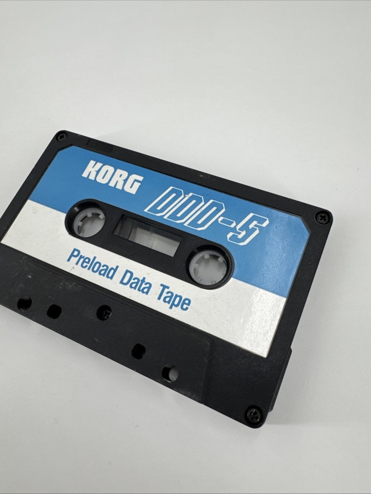 Korg - DDD-5 Preload Data Cassette Tape. Fast Shipping.