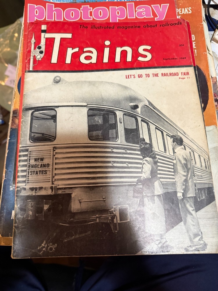 TRAINS MAGAZINE---SEPTEMBER  1949