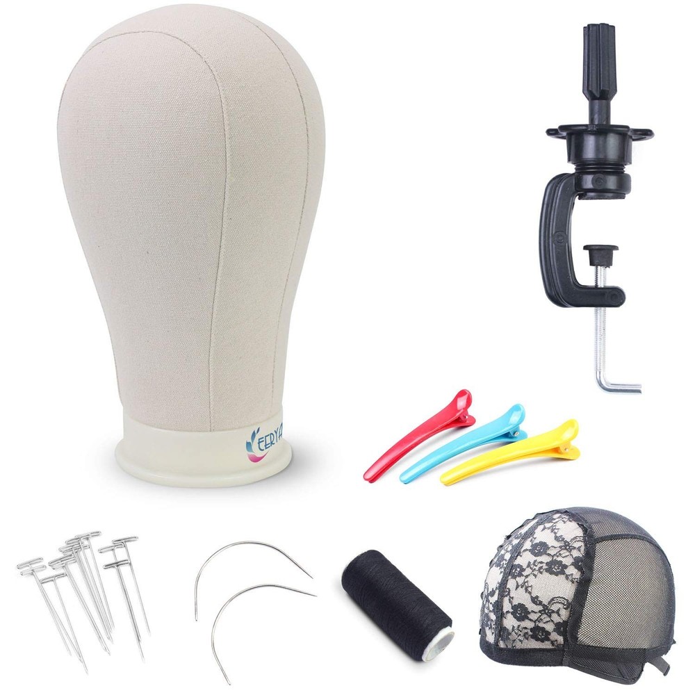 23.5" Wig Head Stand Set - Mannequin Display Styling