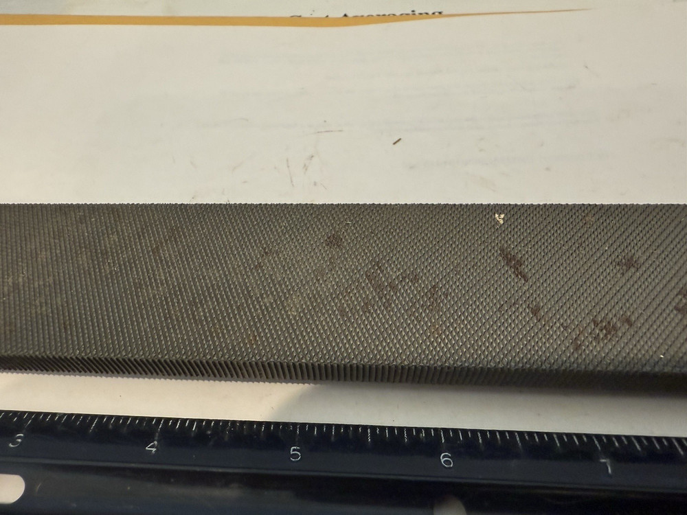 New Heller 16” Flat Second Cut Wavy Teeth File