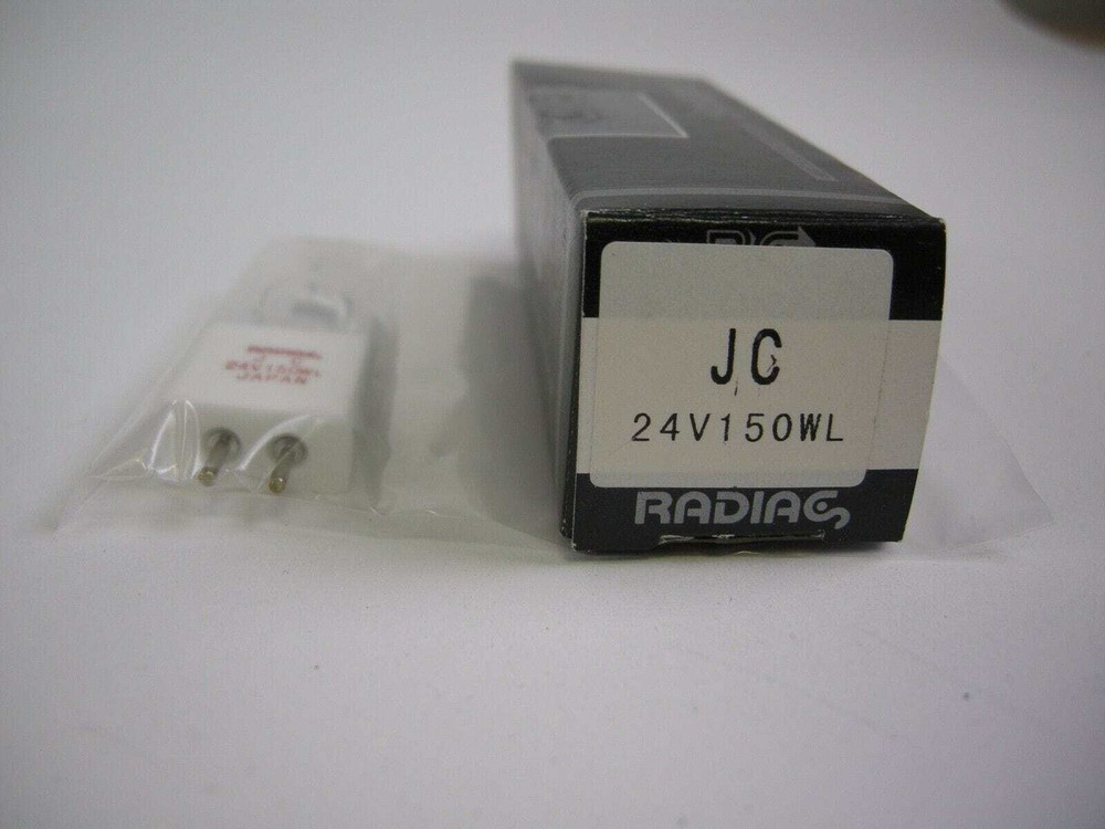 Radiac/Eiko Halogen Projection Lamp JC 24V 150W NOS