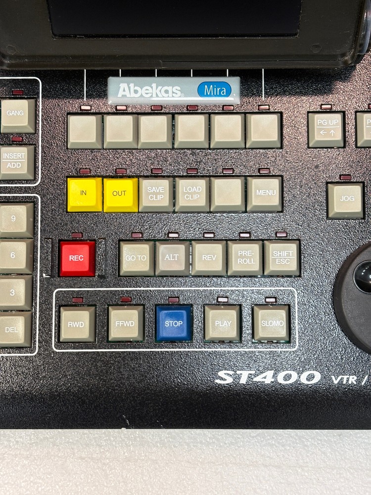 DNF ST400 VTR / DDR Controller for Abekas Mira – Broadcast Video Control Surface