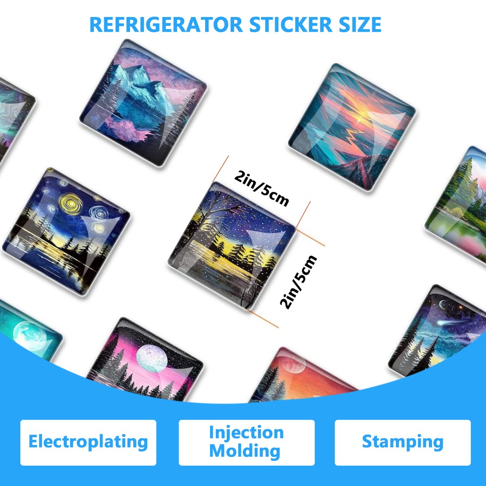 2x2" Magnet Maker Machine DIY Magnet & Button Maker Kit - Badge Press Tool
