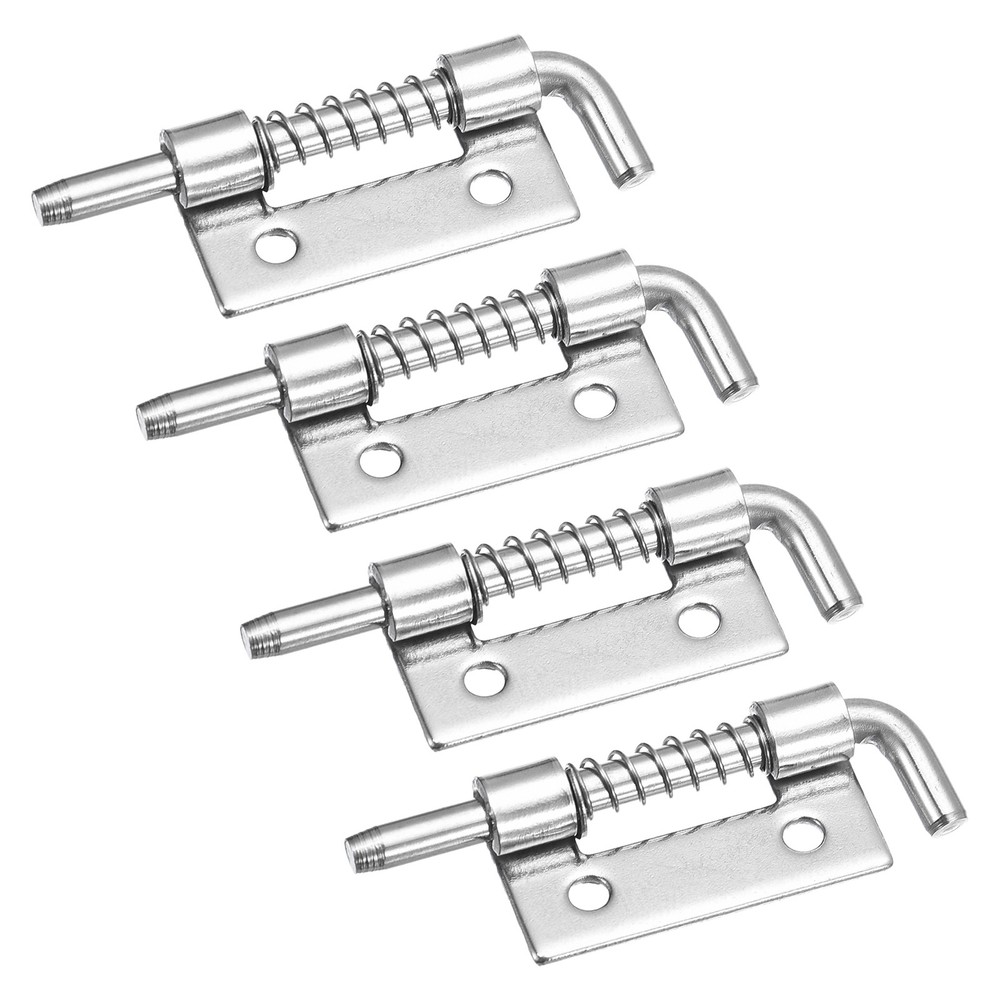Spring Loaded Latch Pin, 4Pcs 1.97" - Stainless Steel Left-Handed with Hole