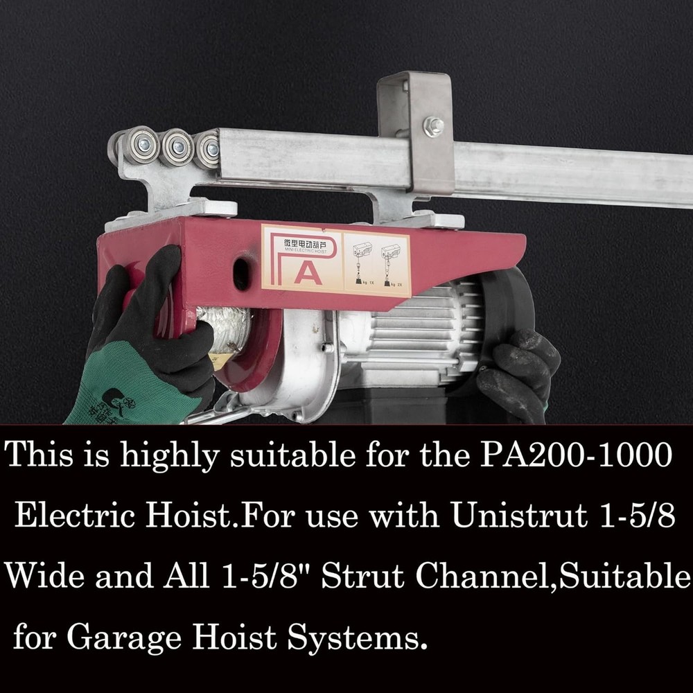 Versatile 6 Wheel Hoist Trolley for Smooth Movement - Silver