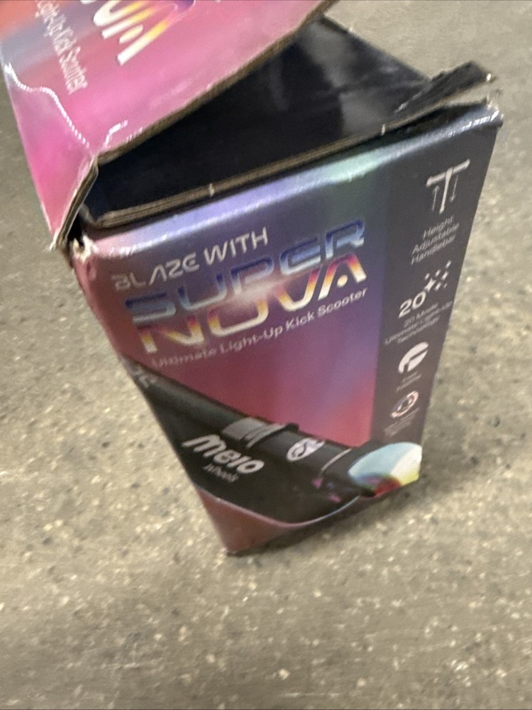Melo Supernova Kick Scooter - Black