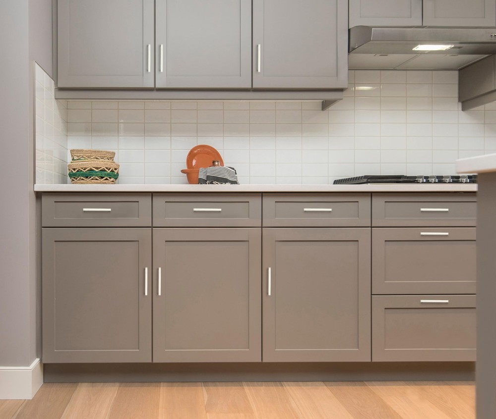 10 PCS Solid 5 Inch Square Cabinet Handles Brushed Nickel Kitchen Drawer Pull