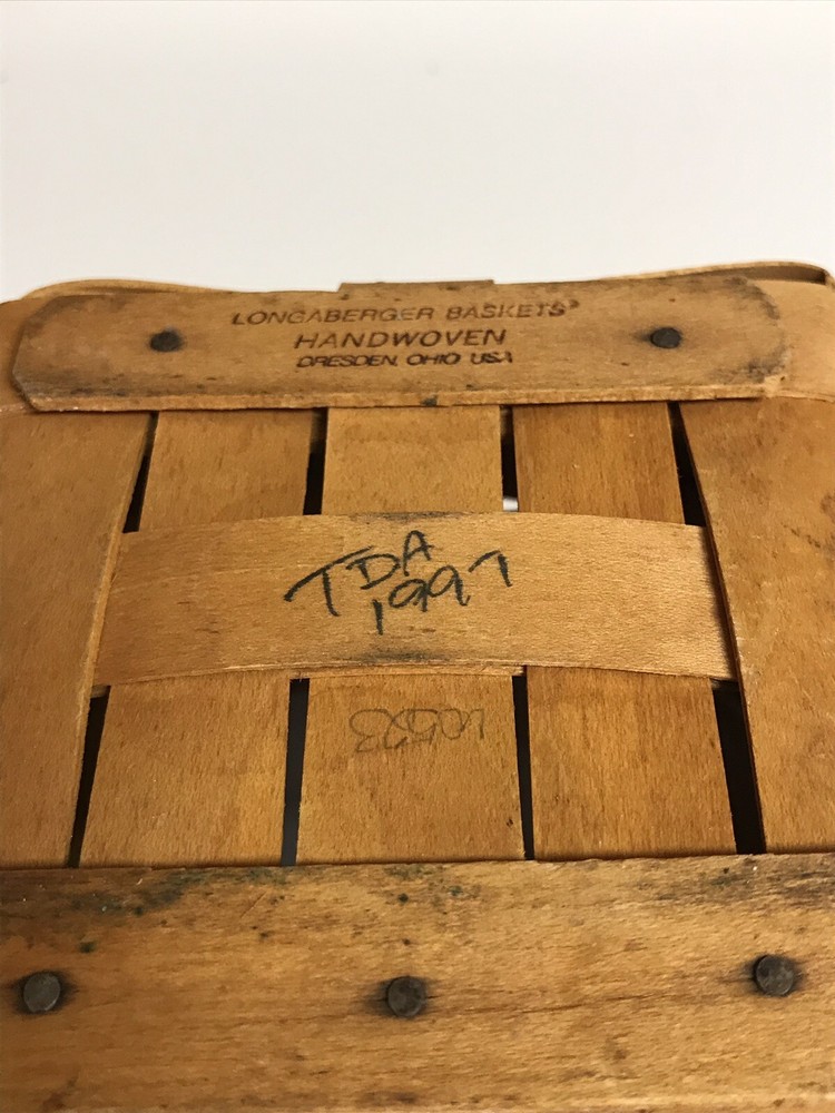 Longaberger 1997 Square Basket