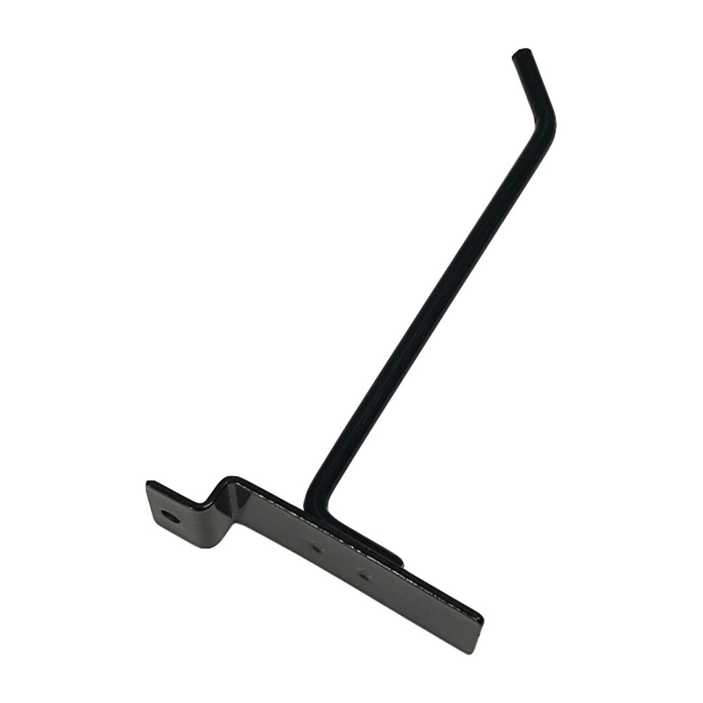 6" Slatwall Hook Panel Display Hooks, 1/4" Thickness Metal, Black - PACK 12