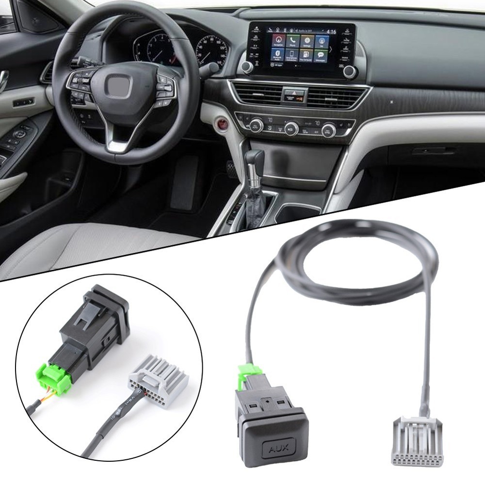 Car Radio Aux Input Cable Adapter For For Civic 8th Generation Replace