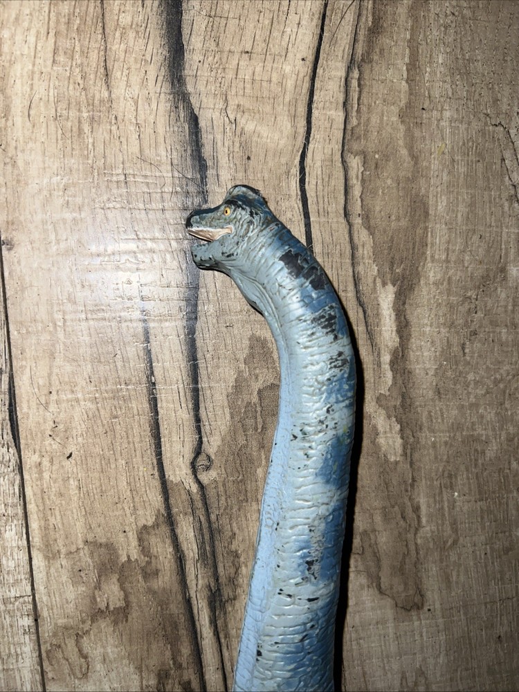 1988 The Carnegie Safari Collection Brachiosaurus Dinosaur Solid Rubber Plastic