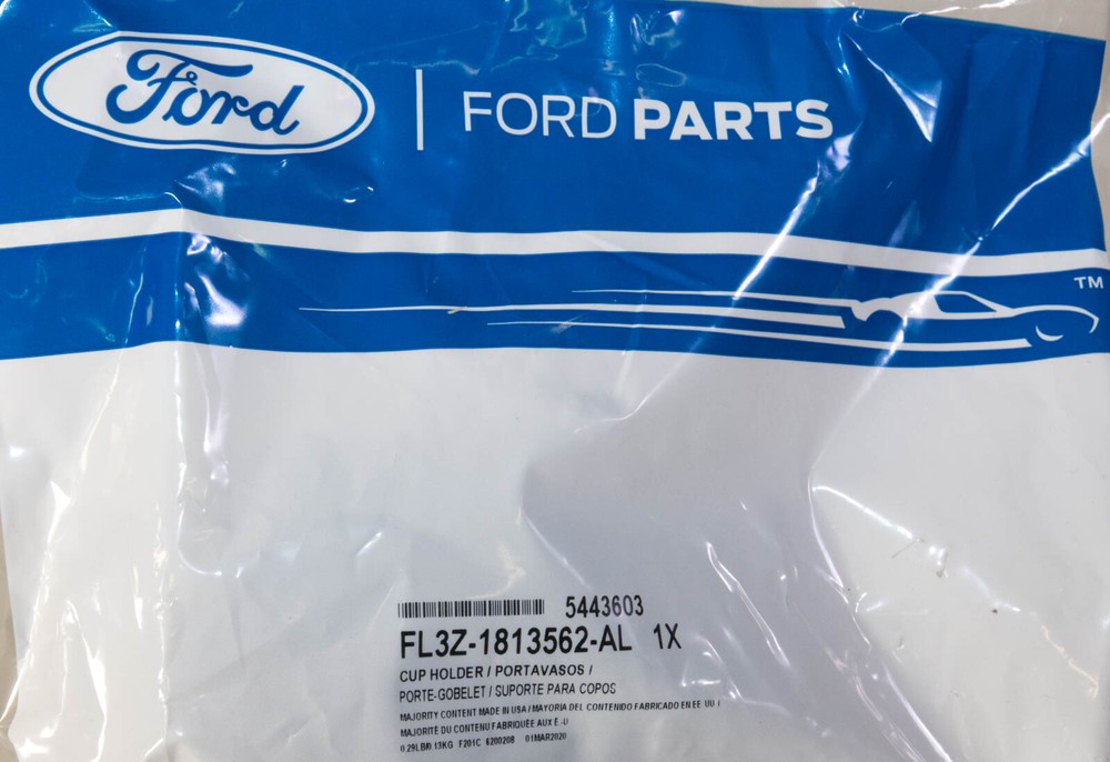 NEW OEM 2015-2020 Ford F150 Split Seat Front Cup Holder Insert Liner
