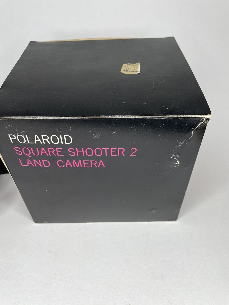 Polaroid Square Shooter 2 Land Camera & Box-UNTESTED