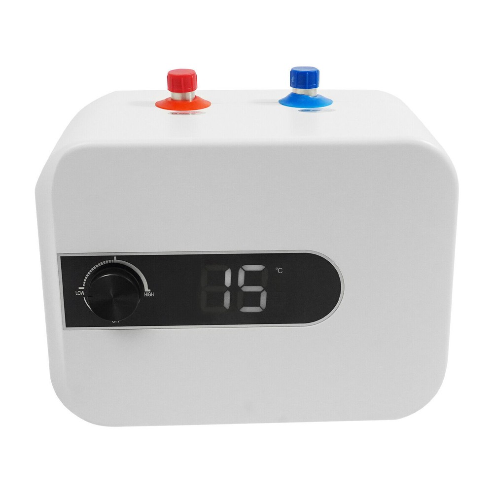 Mini Electric Water Heater 1.59 Gal - Compact Design with Adjustable Temperature