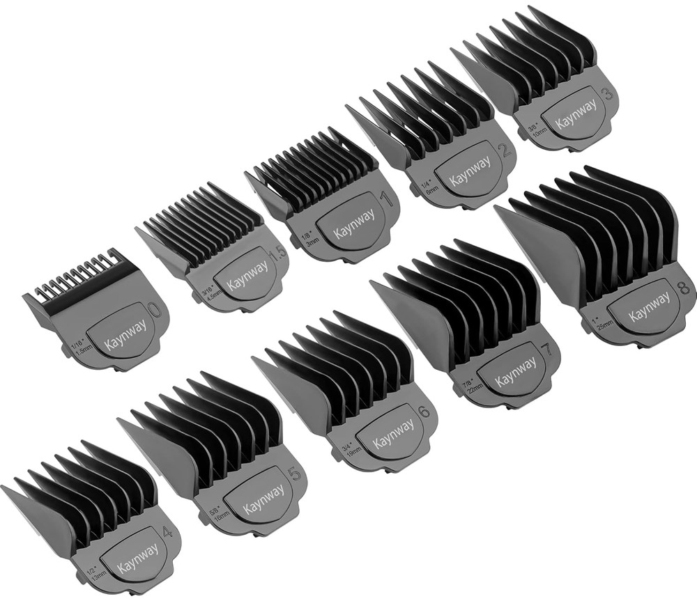 For Andis Magnetic Clipper Guards 10PCS, Upgrade Professional Clipper Guard Comb