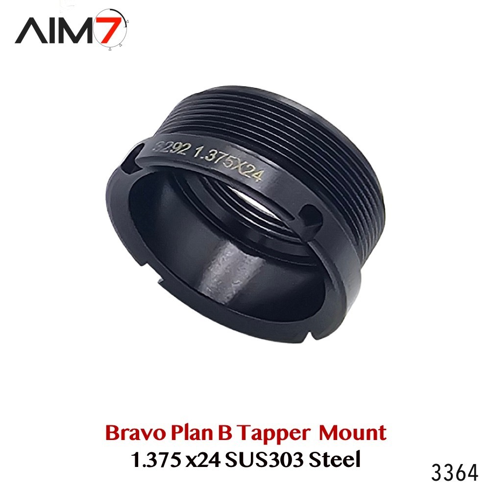 AIM7 TRI-CORE MATRA Light Muzzle Brake Linear Comp 6" 223/308/9mm/30CAL