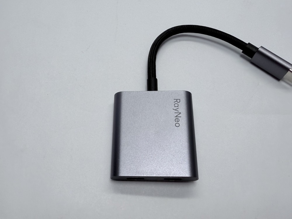 RayNeo USB-C to Glasses & Charging Adapter
