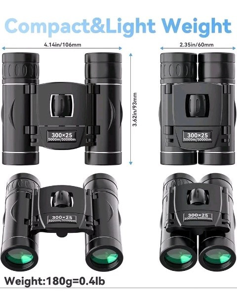 High Powered Mini Pocket Binoculars 300 ×25..