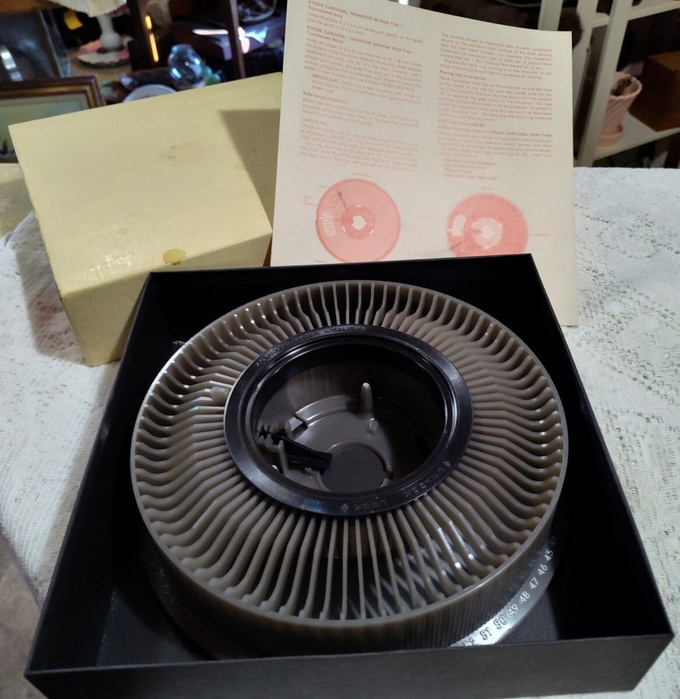 kodak carousel transvue 80 slide tray