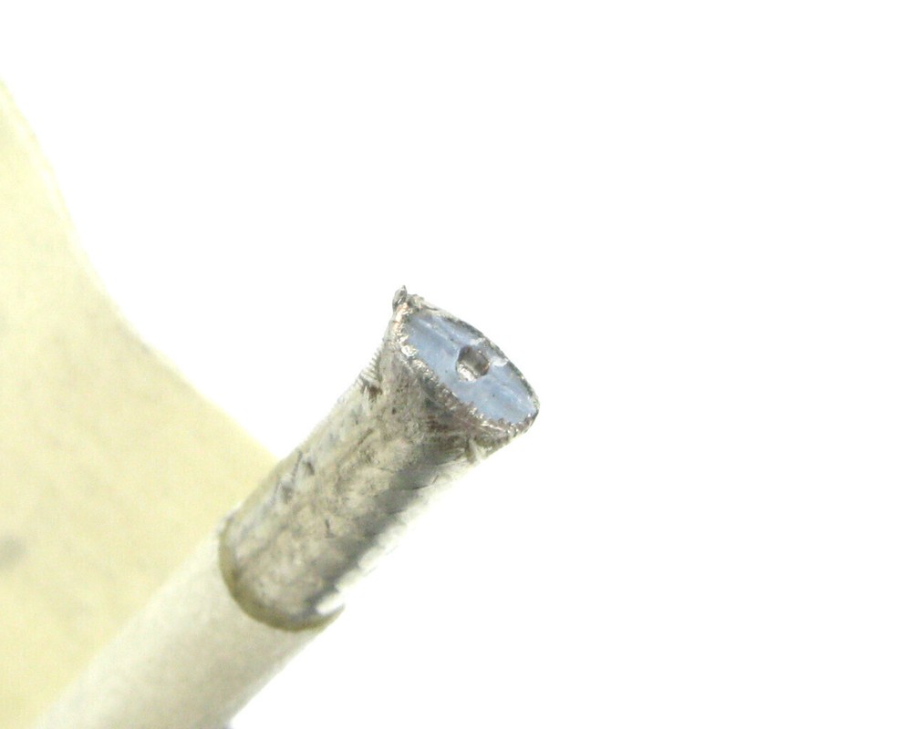 RG402, Silver-Coated Copper PTFE Coax Cable, Silver, 47ft