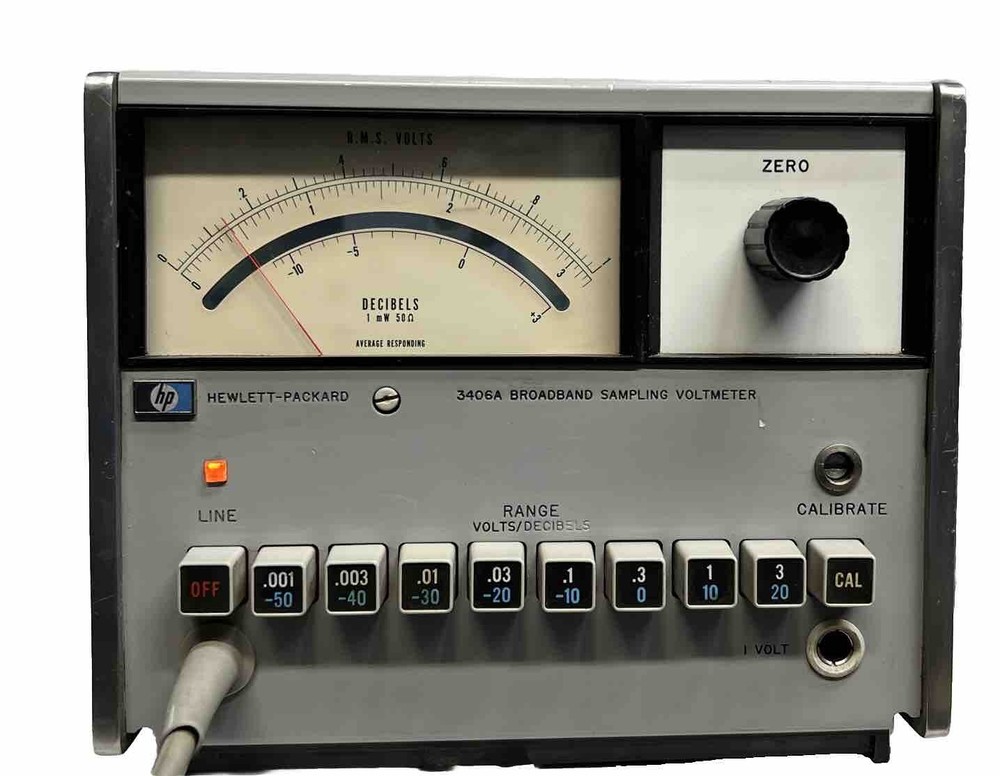 HP HEWLETT PACKARD 3406A BROADBAND SAMPLING VOLTMETER