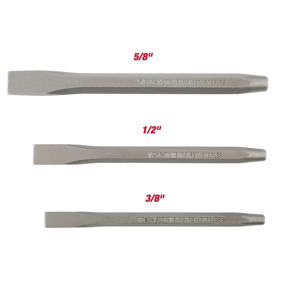 3-Piece Heavy Duty Cold Chisel Set, 4031