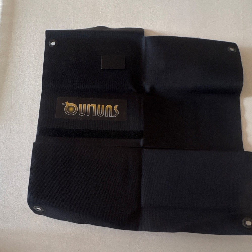 Sunlinq Portable Foldable Flexible Solar Panel Black for Camping & Electronics