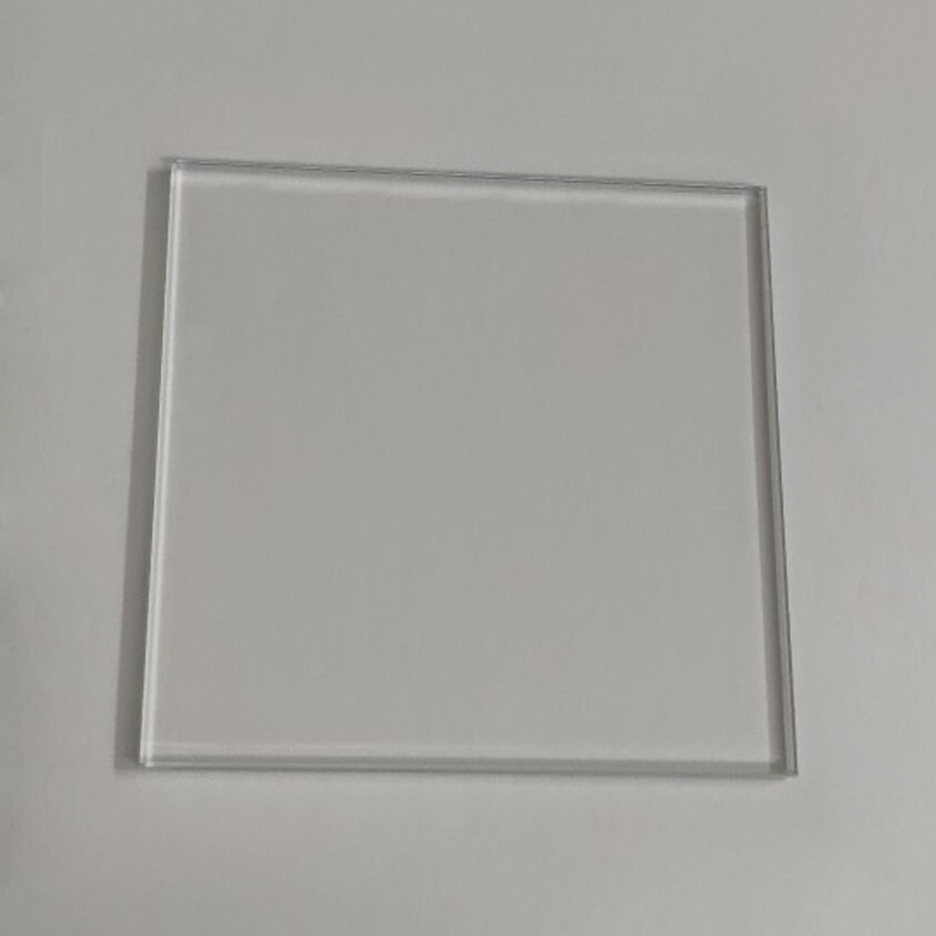 2PC Laboratory Microscope Working Stage HD Engraved Glass Board 3MM Thickness